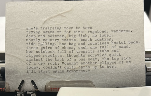 Typewriter Poems on the Spot
